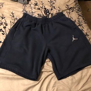 Navy Blue Jordan Sweat Shorts
